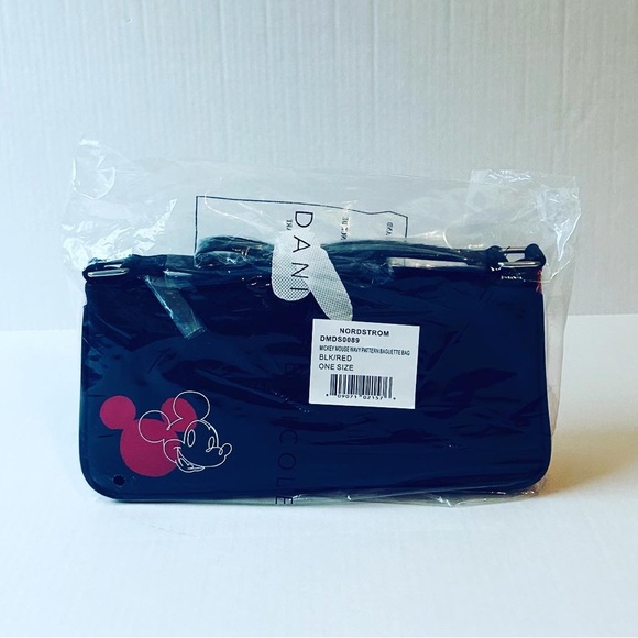DANI By Danielle Nicole Mickey Mouse Baguette Shoulder Bag - Picture 1 of 4